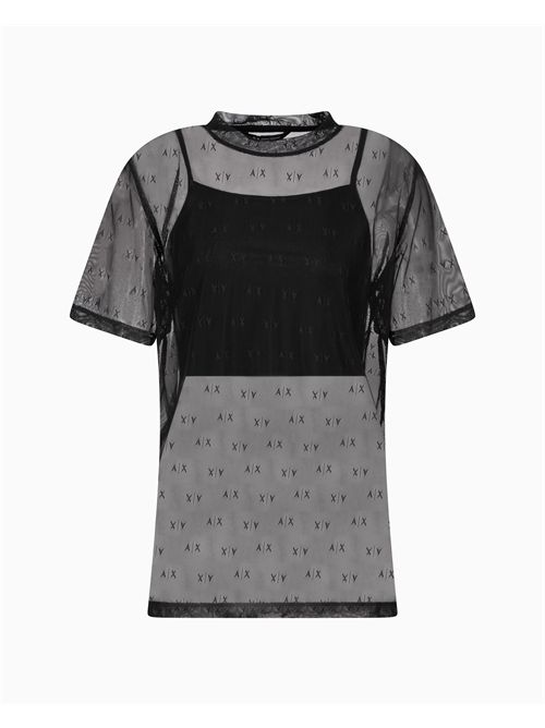 t-shirt woman black ARMANI EXCHANGE | XW000533AF13192/FC072